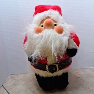 1982 Rennoc Santakins Santa Clause Plush Large Chubby Christmas St Nick 17"